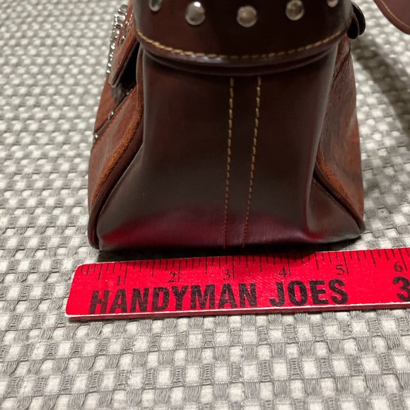 MC 2 Tone Brown Handbag - Picture 12 of 15